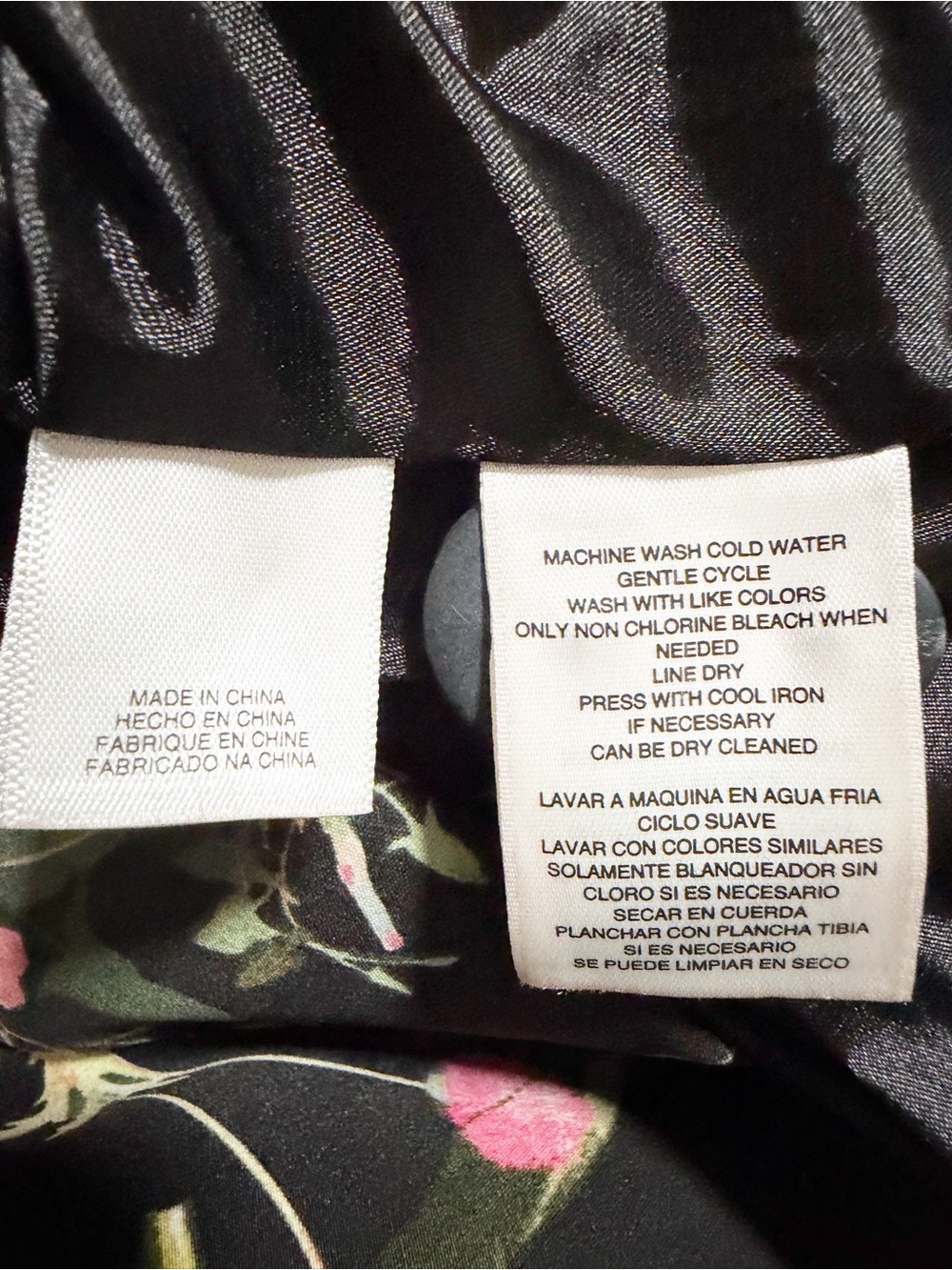 Rachel Roy Black Floral Blazer Size 8 - Picture 10 of 10